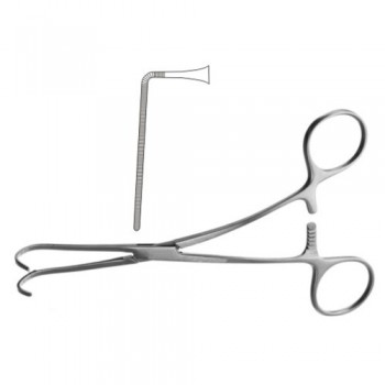 Castaneda Atrauma Noenatal Vascular Clamp Stainless Steel, 11 cm - 4 1/4"